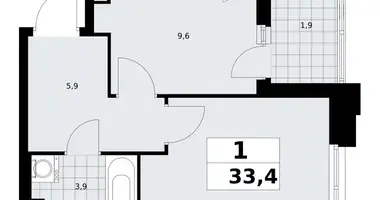 Квартира 1 комната в поселение Сосенское, Россия