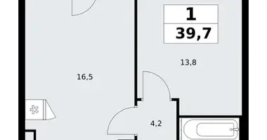 Appartement 1 chambre dans poselenie Sosenskoe, Fédération de Russie