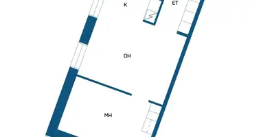 Квартира 2 комнаты в Helsinki sub region, Финляндия