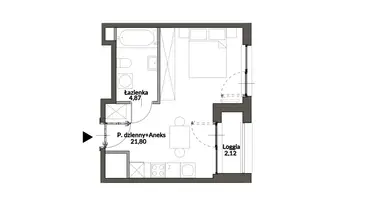 Apartamento 1 habitación en Marki, Polonia