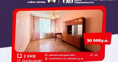 Apartamento 2 habitaciones en Saligorsk, Bielorrusia