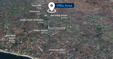 Villa 4 bedrooms in Kerobokan Kaja, Indonesia
