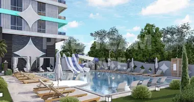 Penthouse 3 chambres avec Fenêtres double vitrage, avec Balcon, avec Meublesd dans Mahmutlar, Turquie