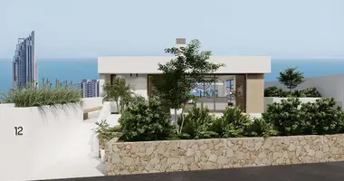 Villa 3 chambres avec Balcon, avec Climatiseur, avec Vue sur la mer dans Finestrat, Espagne