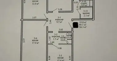 Wohnung 4 zimmer in Minsk, Weißrussland