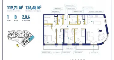 Penthouse 4 bedrooms with Balcony, in city center, with City view in Gdynia, Poland