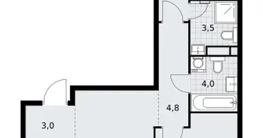 Apartamento 3 habitaciones en Postnikovo, Rusia