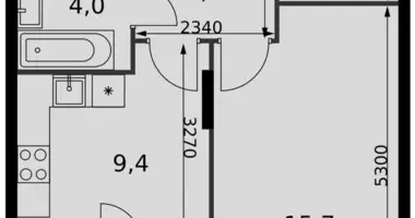 Appartement 1 chambre dans Razvilka, Fédération de Russie