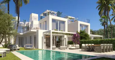 Villa 3 room villa with air conditioning, with sea view, with parking in Mijas, Spain