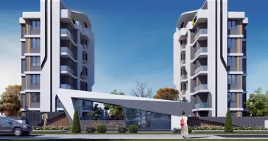 1 room apartment with terrace, with fridge, with stove in Mediterranean Region, Turkey