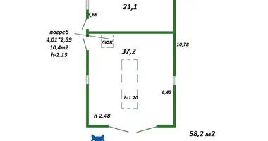 Plot of land in Luhavaja Slabada, Belarus