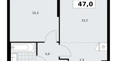 Mieszkanie 2 pokoi w poselenie Sosenskoe, Rosja