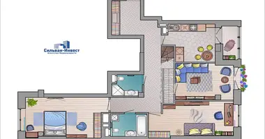 Apartamento 4 habitaciones en Minsk, Bielorrusia