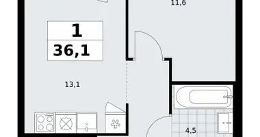 Appartement 1 chambre dans Troïtsk, Russie