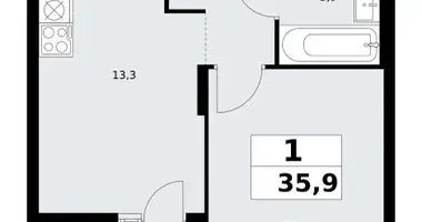 Mieszkanie 1 pokój w poselenie Sosenskoe, Rosja