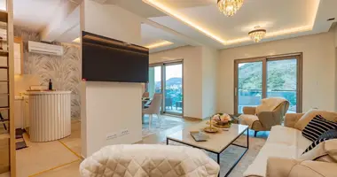 2 bedroom penthouse with Furnitured, with Air conditioner, with Sea view in Przno, Montenegro