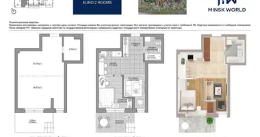 Apartamento 1 habitación en cyzevicki siel ski Saviet, Bielorrusia