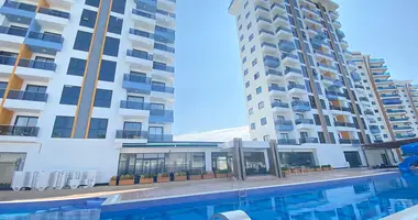 Penthouse 3 zimmer mit Balkon, mit Klimaanlage, mit Meerblick in Alanya, Türkei