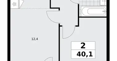 Appartement 2 chambres dans poselenie Sosenskoe, Fédération de Russie