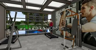 Wohnung 2 Zimmer mit Aufzug, mit Schwimmbad, mit Kinderspielplatz in Alanya, Türkei