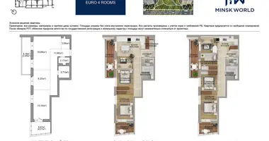 Apartamento 3 habitaciones en cyzevicki siel ski Saviet, Bielorrusia