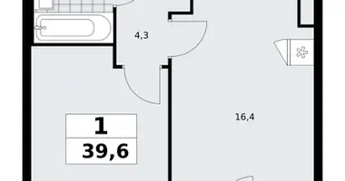 Appartement 1 chambre dans poselenie Sosenskoe, Fédération de Russie