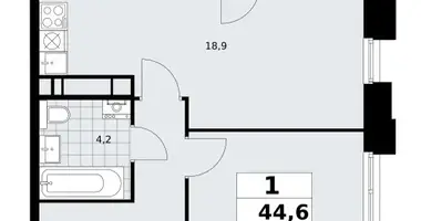 Appartement 1 chambre dans poselenie Sosenskoe, Fédération de Russie