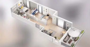 Apartamento 3 habitaciones en Poznan, Polonia