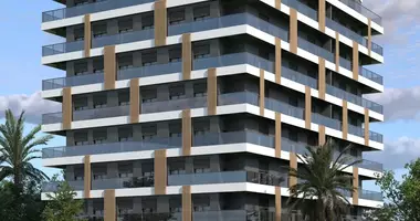 Apartamento 1 habitacion con balcón, con airea acondicionado, con estacionamiento en Mediterranean Region, Turquía