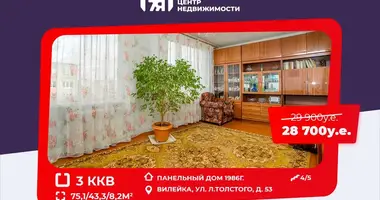 3 room apartment in Vileyka, Belarus