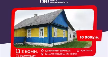 Casa 3 habitaciones en Malinouscyna, Bielorrusia