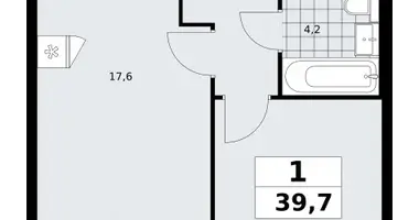 1 room apartment in poselenie Sosenskoe, Russia