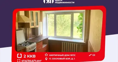 2 room apartment in Stankauski sielski Saviet, Belarus