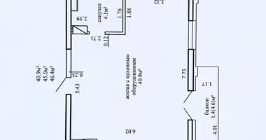 Wohnung 1 zimmer in Minsk, Belarus