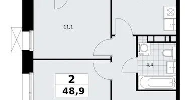 Квартира 2 комнаты в поселение Сосенское, Россия