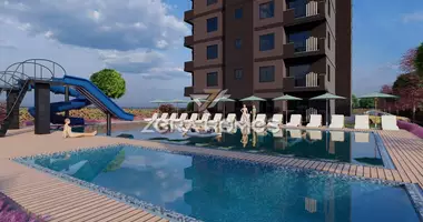 2 room apartment with parking, with elevator, with sea view in Elvanli, Turkey