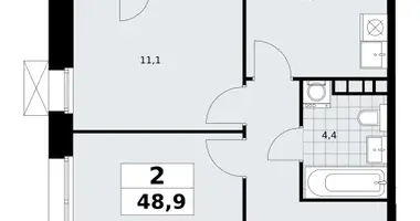 Appartement 2 chambres dans poselenie Sosenskoe, Fédération de Russie