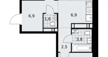 Appartement 3 chambres dans poselenie Sosenskoe, Fédération de Russie