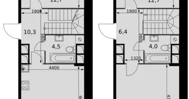 Appartement 3 chambres dans Razvilka, Fédération de Russie