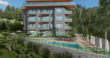 Wohnung 2 Zimmer mit Aufzug, mit Schwimmbad, mit Internet in Alanya, Türkei