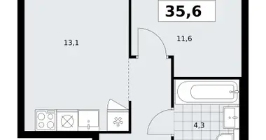 Apartamento 1 habitación en Kommunarka, Rusia