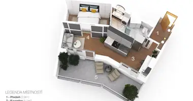 1 room apartment in Capital City of Prague, Czech Republic