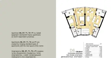 Apartamento 2 habitaciones en Budva, Montenegro