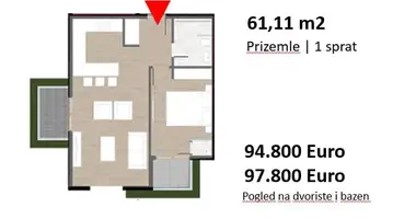 Appartement 1 chambre dans Dobra Voda, Monténégro