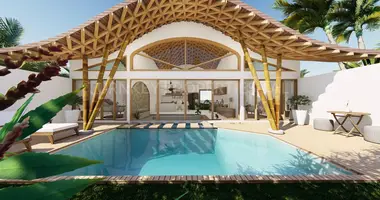 Villa  mit Balkon, mit Möbliert, mit Klimaanlage in Kerobokan Klod, Indonesien