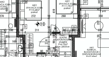2 bedroom apartment in Opcina Privlaka, Croatia
