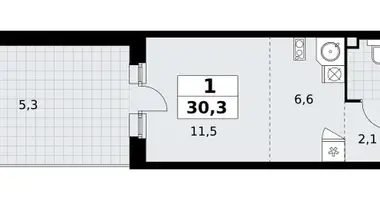 Appartement 1 chambre dans Postnikovo, Fédération de Russie