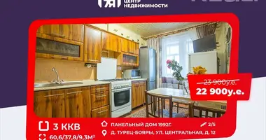 3 room apartment in Turec-Boyary, Belarus