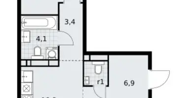 Appartement 3 chambres dans Vnukovo, Russie