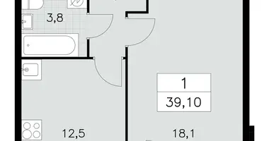 Appartement 1 chambre dans South-Western Administrative Okrug, Fédération de Russie